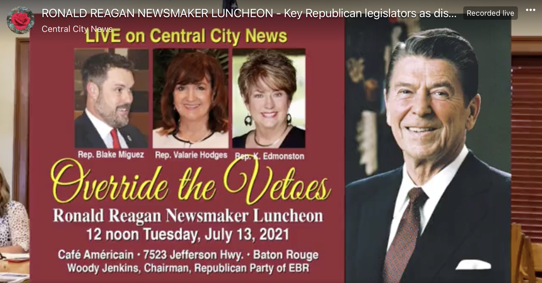 Ronald Reagan Newsmaker Luncheon